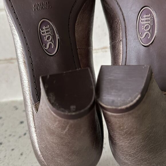 Sofft Lana Women’s Bronze Leather Pumps Block Heeled Comfortable Shoes Size 9M - Picture 13 of 15